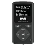 Dab/dab Digital Radio Bluetooth 4.0 Personlig Fick Fm Mini Bärbar Radio Hörlurar Mp3 -usb För Hem