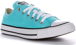 Converse A06566C Chuck Taylor All Star Low Top Lace Up  Light Blue UK 3 - 8