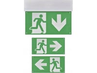 Nödutrymningsarmatur Exit, Led 230V Ac 3W 30Lm 3H, Med Batteri, Emos