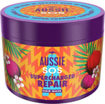 Aussie Repair Hair Mask For Dry Damaged Hair Supports Hair Growth, SOS Vegan For