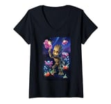Marvel Guardians Of The Galaxy Groot Plants T-Shirt avec Col en V