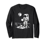 Postal Worker Astronaut Mailman Funny Cosmic Space Science Long Sleeve T-Shirt