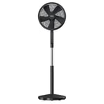 NORTH Golvfläkt 5 Blad Svart 50W (242117)