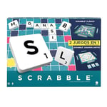 Mattel Games Scrabble 2 in 1, Version: Espagnol, HXV99