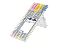 Fineliner Staedtler Triplus 0,3Mm Superfina Ass. Färger (Set Med 6 St.)