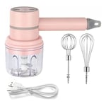 Hand Mixer Cordless Electric Blender Portable Multi- Food Beater for1406