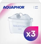 AQUAPHOR Maxfor+ with Added Magnesium Replacement Filter Cartridge Pack of 3,