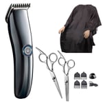 Electric Hair Cutting Clipper Beard Shaver Cape Scissor Razor Ba 1