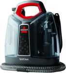 Portable Carpet Cleaner Lifts Spots and Spills w/ HeatWave Technology Black/Red