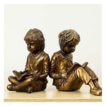 Book end Decoration Gift Bookends American Creative Boy Girl Bookend Decoration Home Decorations Living Room Study Porch TV Cabinet Furnishings Storage Unit