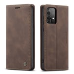 CASEME 013 Plånboksfodral till Samsung Galaxy A52 4G/5G & A52s 5G - Coffee