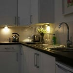 1-6X LED Mains Kitchen Triangle Lights Under Cabinet Unit Lamp Cupboard Lighting