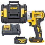 Dewalt DCF887 18V XR Impact Driver With 1 x 4Ah Battery, Charger & T-stack Case