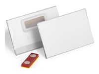 Durable - Namnskylt - För 75 X 40 Mm - Magnet - Transparent (Paket Om 25)