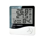 IUASNZ Thermomètre numérique hygromètre température électronique humidité mètre Station météo Maison intérieure Horloge extérieure