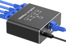 Switch Ethernet RJ45, 4 Ports 1000Mbps Network LAN 1 a 4 Switch Splitter Réparti