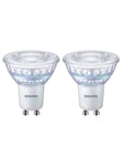 Philips LED-lyspære Spot 2.6W/922-927 (35W) 36° WarmGlow Dimmable 2-pack GU10