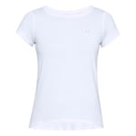 Under Armour Heatgear Armour T-shirt Vit polyester Small Dam