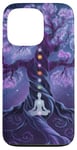 Chakra Méditation Arbre Nature Univers Éléments Coque pour iPhone 13 Pro