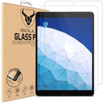 ISOUL 2 Pack Screen Protector Compatible with iPad Air 3 (10.5 Inch 2019 Model) and iPad Pro 10.5 (2017) Tempered Glass