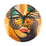 Carolina Gynning Golden Butterfly bricka o31 cm Orange-black