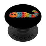 Joli costume de chenille coloré pour enfants PopSockets PopGrip Interchangeable