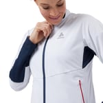 Odlo Jacket Langnes W Längdskidjacka White/Dark Sapphire, L