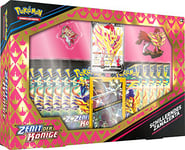 Pokémon Jeu de Cartes à Collectionner : Collection Premium Zénith Le Rois : Zamazenta irisé (1 Carte Promo holographique, 1 Figurine & 11 Packs boosters)