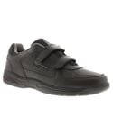 Gola Mens Trainers Belmont touch fastening Wide Fit XL black Imitation Leather - Size UK 14