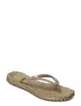 Flip Flop With Glitter Shoes Summer Shoes Sandals Flip Flops Gold Ilse Jacobsen