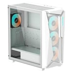 [Clearance] Gigabyte C301 Glass Mid Tower ARGB Gaming PC Case - White GB-C301GW