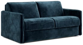 Jay-Be Slim Velvet 3 Seater Sofa Bed - Ink Blue