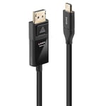 Lindy Câble Adaptateur USB Type C vers DisplayPort 4K60 avec HDR, 3m