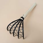 Hanwu Gardeners Claw Rake Military Grade Prime Wood Japanese Ninja Claw Garden Rake or Cultivator for Perfect Pulverized and Aerated Soil,grid