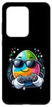 Coque pour Galaxy S20 Ultra Manette de gamer vidéo œuf de Pâques portant des lunettes de soleil jouant