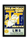 Pyramid International Isle Of Man (Tt Races) A3 Framed Print