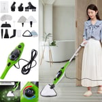 Electrical Hot Steam Mop 10 in 1 Cleaner Handheld Upright Floor Carpet Steamer