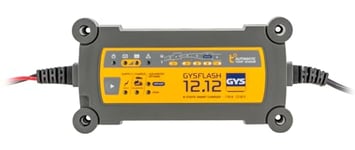 Gys - GYSFLASH 12.12 - Chargeur/Maintien de Charge - Inverter - 230V - Livré avec Pinces de Connexion