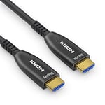 ELECTRONIC_CABLE conecto câble d'extension active 4K HDMI 2.0 AOC, câble hybride (fibre optique/cuivre), noir, 30m