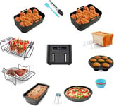 Air Fryer Accessories for Ninja Foodi Dual AF400UK 9.5L, AF300UK 7.6L, AF451UK