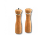 Kesper 13610, Set med salt- och pepparkvarnar, Bamboo, Peppar, Salt, Trä, 215 mm, 6 cm