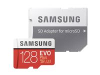 Samsung microSD-minneskort, 128 GB, MicroSDXC, klass 10, UHS-I, 130 MB/s