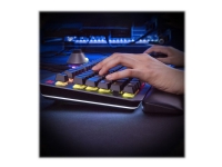 Thermaltake ARGENT K5 - Tastatur - bakgrunnsbelyst - USB - Tysk - tastsvitsj: CHERRY MX Speed RGB Silver-svitsjer - sølv, titan