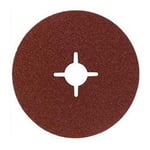 Bosch 2 608 605 469 - Fibre Grinder Disc for Angle Grinders, Corundum - 115 mm, 22 mm, 120 (Pack of 1)