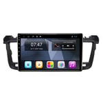 Autoradio 2 Din Bluetooth GPS Écran Tactile Capacitif De 9 Pouces Supporte Bluetooth Main Libre/RDS Radio/Lien Miroir/1080P Vidéo/Plug and Play, pour Peugeot 508 2011-2018,Quad Core,4G WiFi 1+32