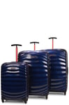 Samsonite Lite-Shock Sport 55cm, 75cm & 81cm CURV Luggage Set Blue