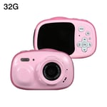 Interesting Kids Camera - IP68 Waterproof Children Cameras, Gift For 3-12 Years Boys And Girls, 8.0 Megapixel Childs Selfie Camera With 2.0" IPS Screen And Support 32GB Card ( Color : Yellow/32gb )