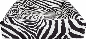 Överdrag Bia Bed Premium Zebra - SVA/VIT, 80X100X15 CM