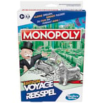 monopoly édition Voyage, Jeu Portable pour 2 à 4 Joueurs, Jeu de Voyage pour Enfants à partir de 6 Ans - Version Française