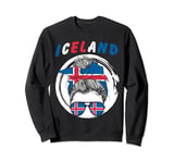 Iceland, Icelandic Girl, Iceland Flag, Islandi Sweatshirt